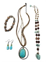 Turquoise Necklaces and Earrings