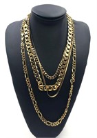 Gold Tone Stainless Steel Necklaces