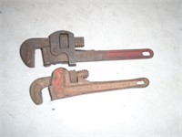2 Small Pipe Wrenches