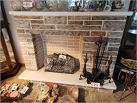 Faux Fireplace and Electric Fireplace Logs