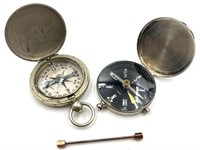 WWII Wittnauer US Army and Japanese Compasses