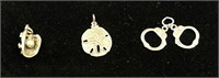 Sterling Silver Miniature Pendant Charms
