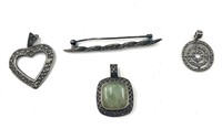 Sterling Silver Jewelry with Marcasite
