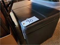 Leatherette Bench/Storage Trunk