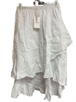 Laura Bianchi Skirt - Made In Italy - S/XL - White