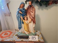 Chalkware Mary, Joseph, Jesus