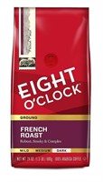 Eight O'Clock Ground Coffee, French Roast, 24 OZ