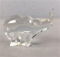 Solid Glass Rhino