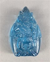 Solid Glass Knight Of The Underworld Paperweight