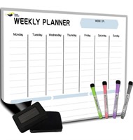 Magnetic Weekly Dry Erase Board Calendar