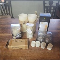 Lot of flameless candles