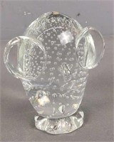 Murano Controlled Bubble Glass Paperweight