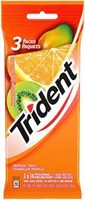 (4) "As Is" 3-Pk Trident Sugar-Free Gum, Tropical