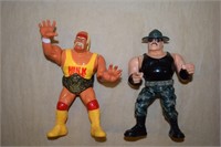 (2) 1990's Hasbro WWF / WCW 5" Action Figures Hulk