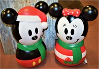 Disney Mickey & Minnie Mouse Blow Mold Set
