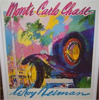 Leroy Neiman Monte Carlo Chase Framed Art Poster