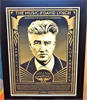 Shepard Fairey Signed LE Music of David Lynch Art