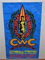 1990 O'Neill Pepsi Cold Water Classic Surf Poster