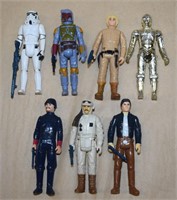 Lot of 1980 Star Wars 4" Tall Action Figures
