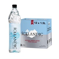 Icelandic Natural Spring Water, 1.5 liter 12 Pack