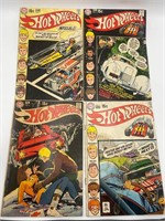 Vintage hot wheels DC comic books No1 2 5 & 6