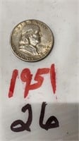 1-1951 HALF DOLLAR