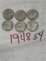 6-1948 HALF DOLLARS