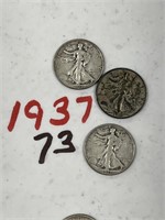 3-1937 HALF DOLLARS