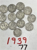 10-1939 HALF DOLLARS