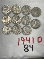 11-1941-D HALF DOLLARS