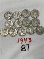 13-1943 HALF DOLLAR