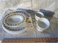 BUTTERFLY GOLD CORELLE BY CORNING