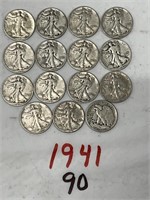 14-1941 HALF DOLLARS