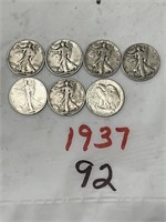 7-1937 HALF DOLLARS