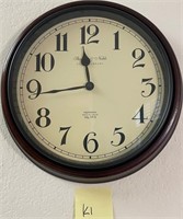 D - STERLING & NOBLE WALL CLOCK 15"DIA (K1)