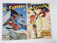 Vintage DC comic books Superboy No2 and No9