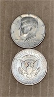 10-1972 KENNEDY HALF DOLLARS