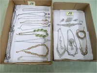 Vintage Unsigned Jewelry - Necklaces, Bracelets,