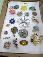 Unsigned Vintage Brooches