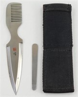 Rare Vintage AL MAR Wild Hair Comb Dagger with