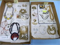 (2) Flats of Costume Jewelry - Liz Claiborne,