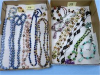 (2) Flats of Necklaces & Earring w/ Some