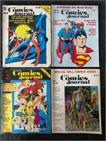 Vintage comics journal Superman and more