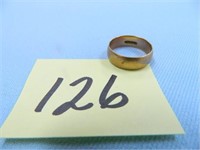 14kt, Yellow Gold 4.8gr. Band, Size 8 1/2