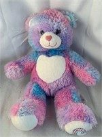 Pink and blue build-a-bear plush
