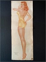 36" Varga 1946 Foldout Pinup Esquire, Double