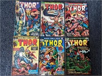 12 cent to 25 cent Thor marvel comic books
