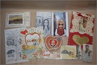 Antique & Vintage Post Card lot w/ Big Eye Girls