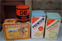 Vintage Tins + Wild Frontier Lunch Box (no Thermos