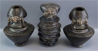 Lot of Three Colombian Pottery